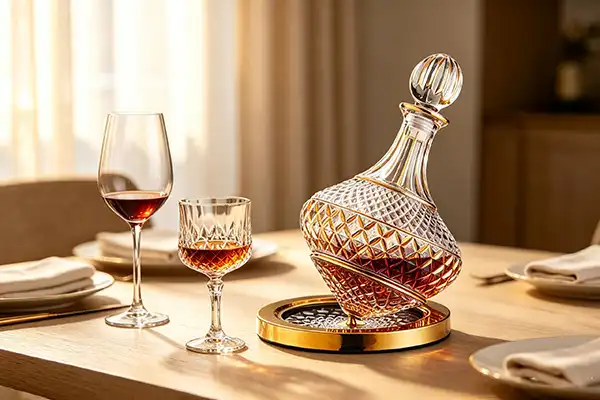Rotating Decanter Sourcing for Corporate Gift Orders